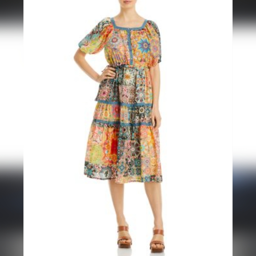 Johnny Was KALEIDA ZENOVIA DRESS XL